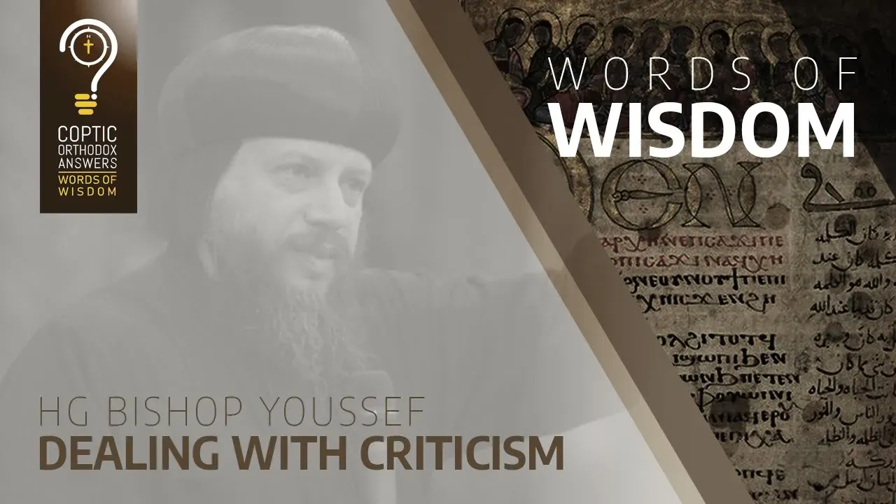 Dealing with criticism