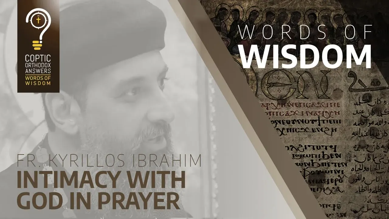 Intimacy with God in prayer